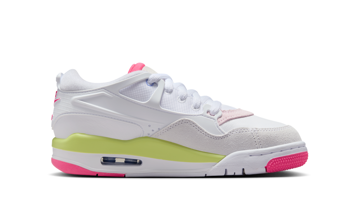 Air Jordan 4 RM White Hyper Pink (GS) IH0169-100 — Vista 2