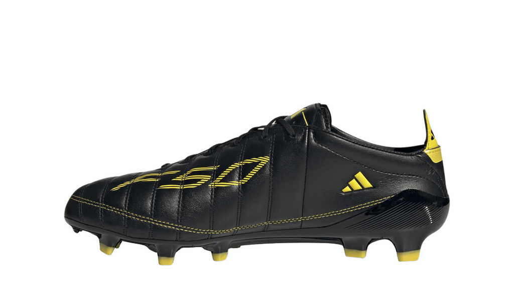 Adidas F50 Elite Leather 2010 FG Remake Pack Black Yellow IH0946 — Vista 2