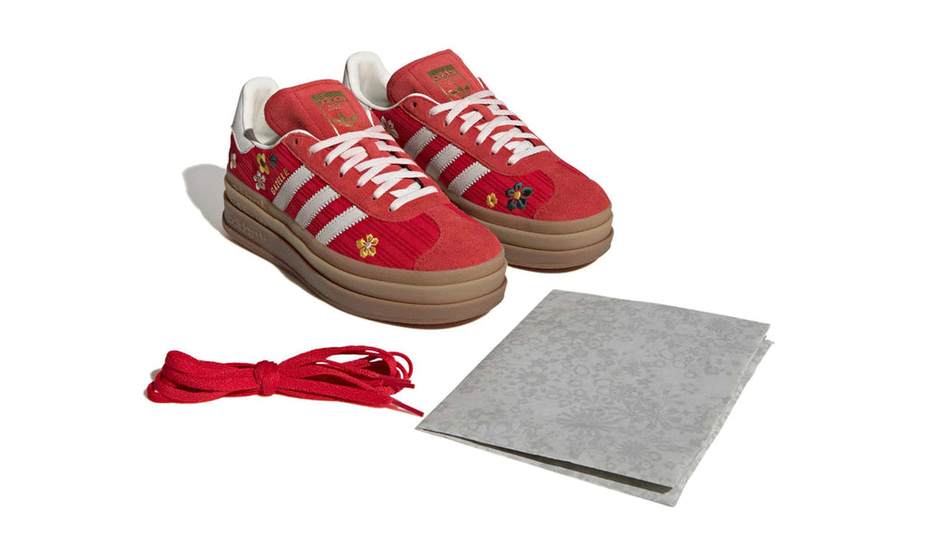 Adidas Gazelle Bold Better Scarlet Floral