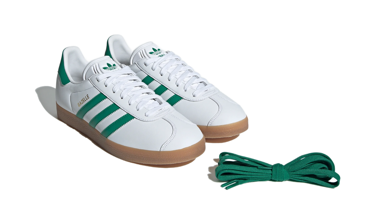 Adidas Gazelle Cloud White Bold Green