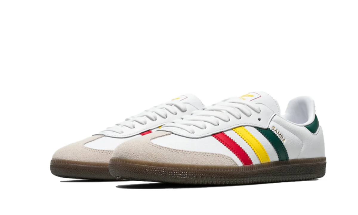 Adidas Samba OG Reggae Pack White