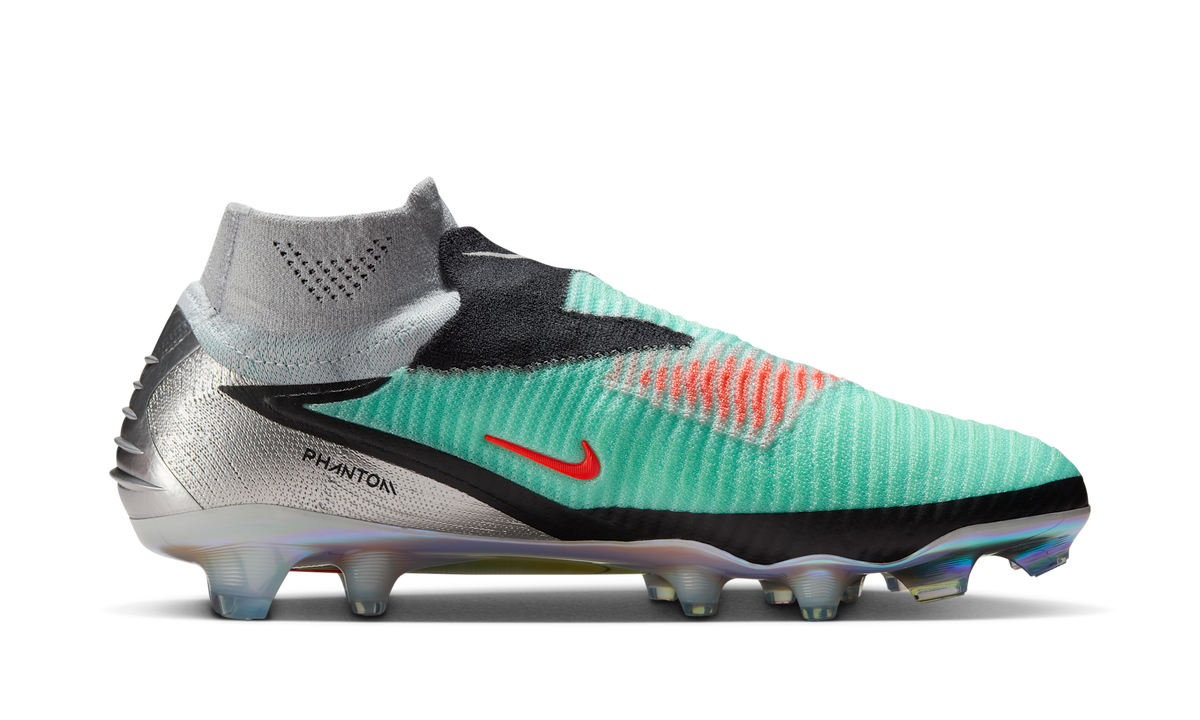 Nike Phantom 6 High Elite FG Chrome Black IH3735-001 — Vista 2