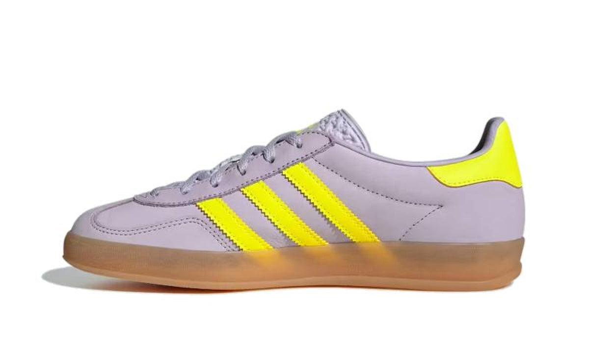 Adidas Gazelle Indoor Silver Dawn Solar Yellow