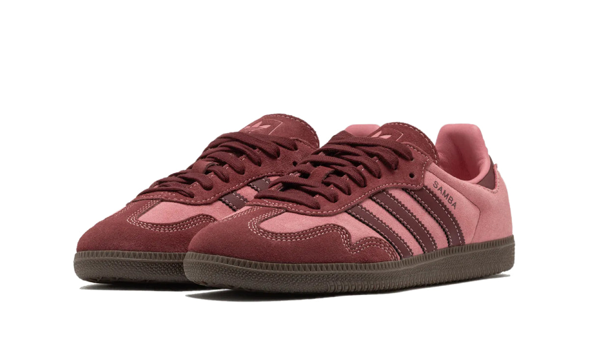 Adidas Samba OG Pink Spark Shadow Red Gum