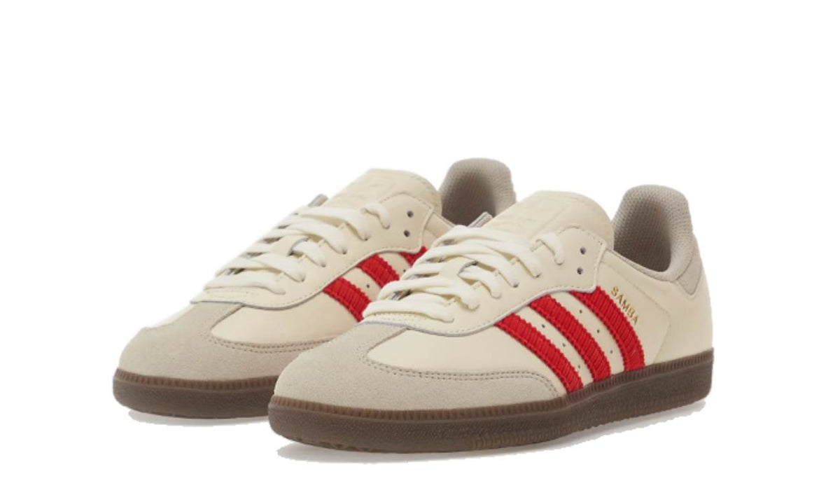 Adidas Samba Og Off White Better Scarlet Gum