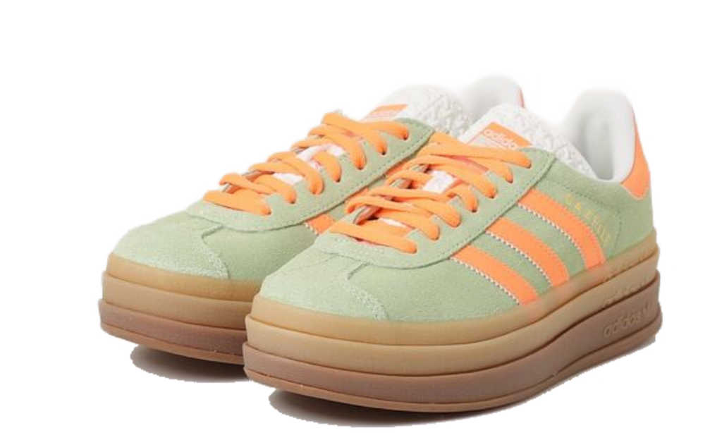 Adidas Gazelle Bold Green Orange