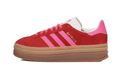Adidas Gazelle Bold Collegiate Red Lucid Pink