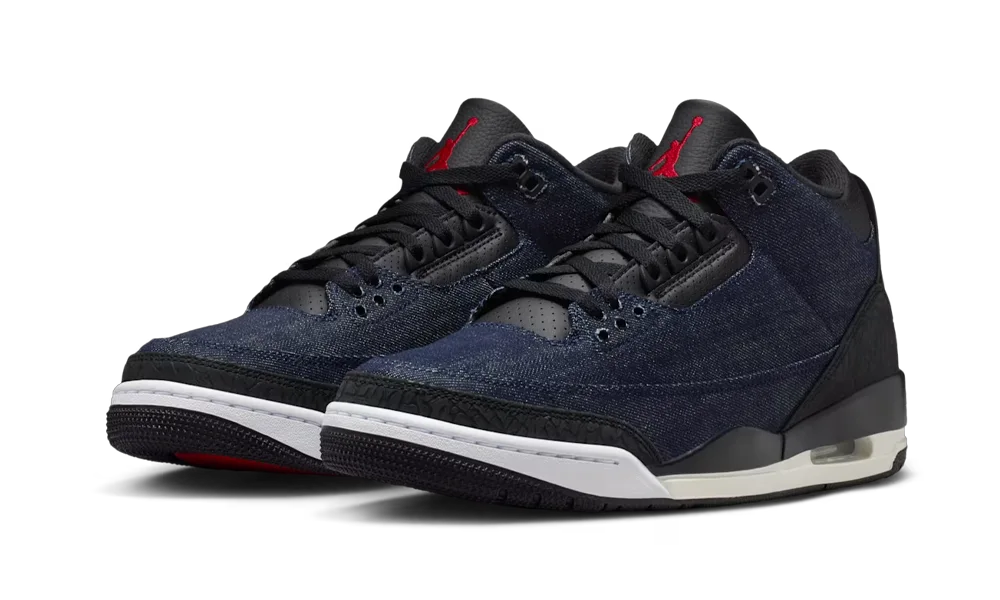 Levi Strauss & Co x Air Jordan 3 Retro Denim Black Sail IH7959-400 — Vista 2