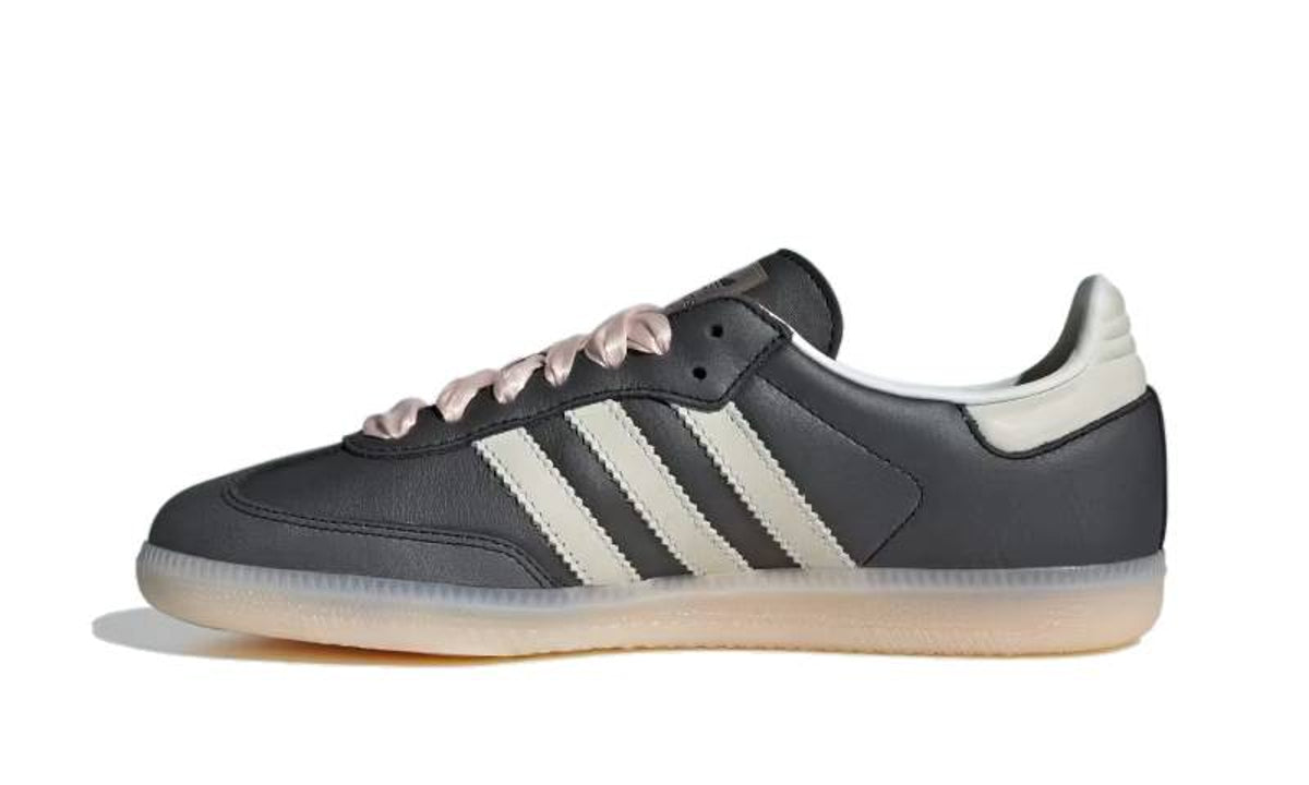 Adidas Samba OG Black Pink Ribbon Laces