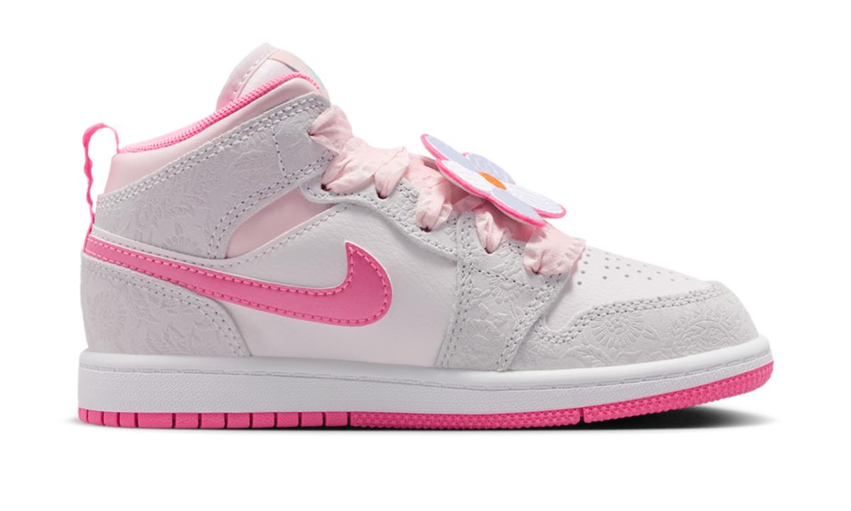 Air Jordan 1 Mid SE Spring Flowers (PS) II0591-001 — Vista 2