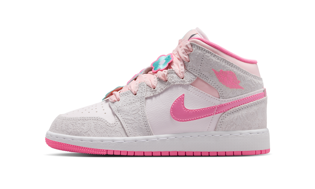 Air Jordan 1 Mid ALT SE Spring Flowers (GS) II0592-001 — Vista 1