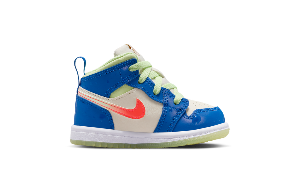 Air Jordan 1 Mid SE Game Royal Barely Volt Infrared (TD) II1255-400 — Vista 2