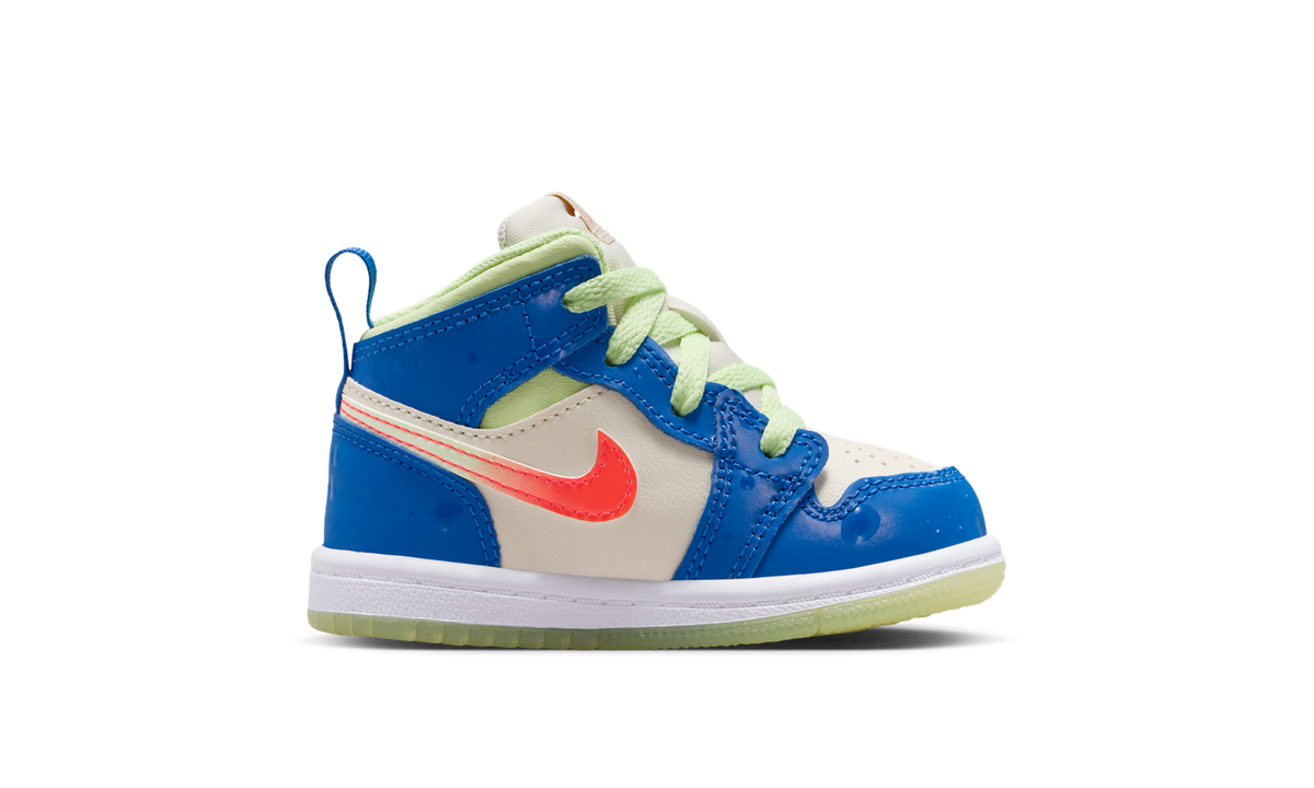 Air Jordan 1 Mid SE Game Royal Barely Volt Infrared (TD) II1255-400 — Vista 2