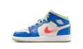 Air Jordan 1 Mid SE Game Royal Barely Volt Infrared (GS) II1258-400 — Vista 1