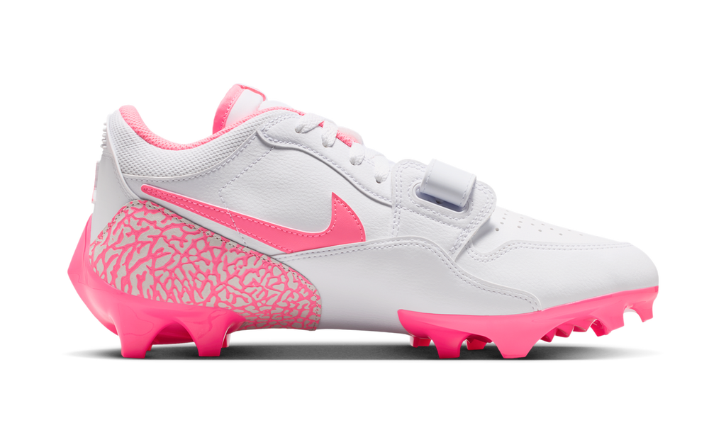 Air Jordan Legacy 312 Low TD Cleat White Digital Pink IM3100-101 — Vista 2