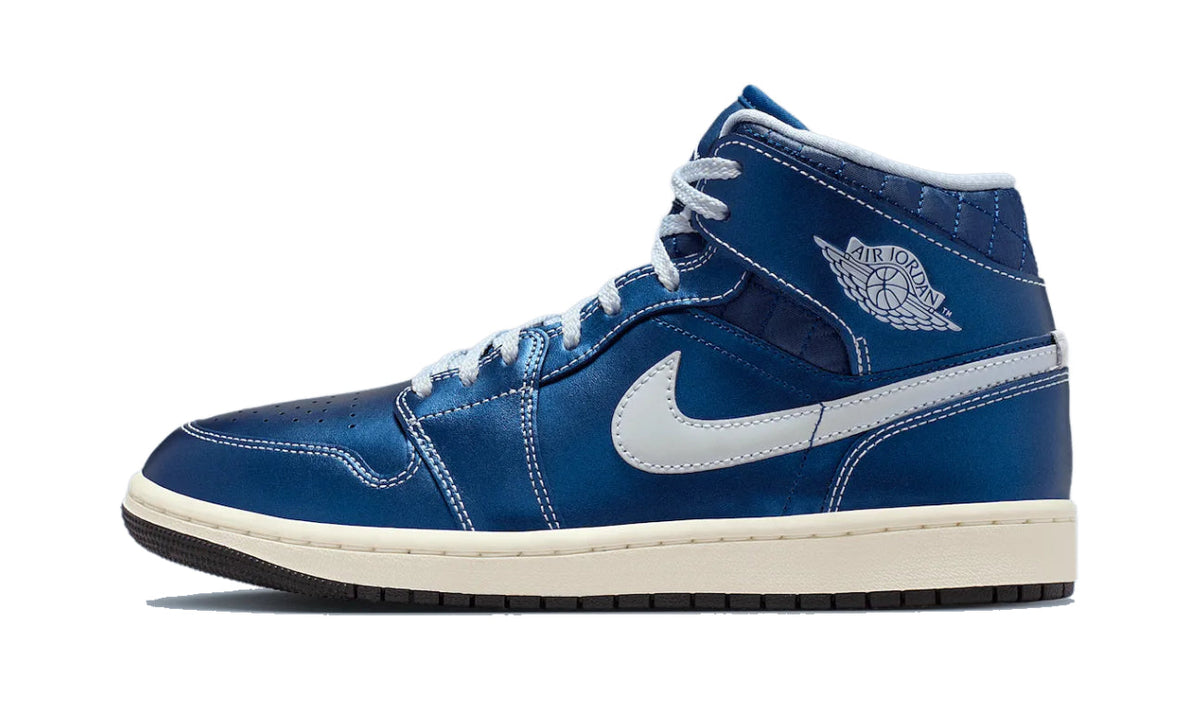 Air Jordan 1 Mid Metallic Blue IM5128-001 — Vista 1