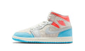 Air Jordan 1 Mid Sail Hot Lava Blue Chill (W) IM7420-133 — Vista 1