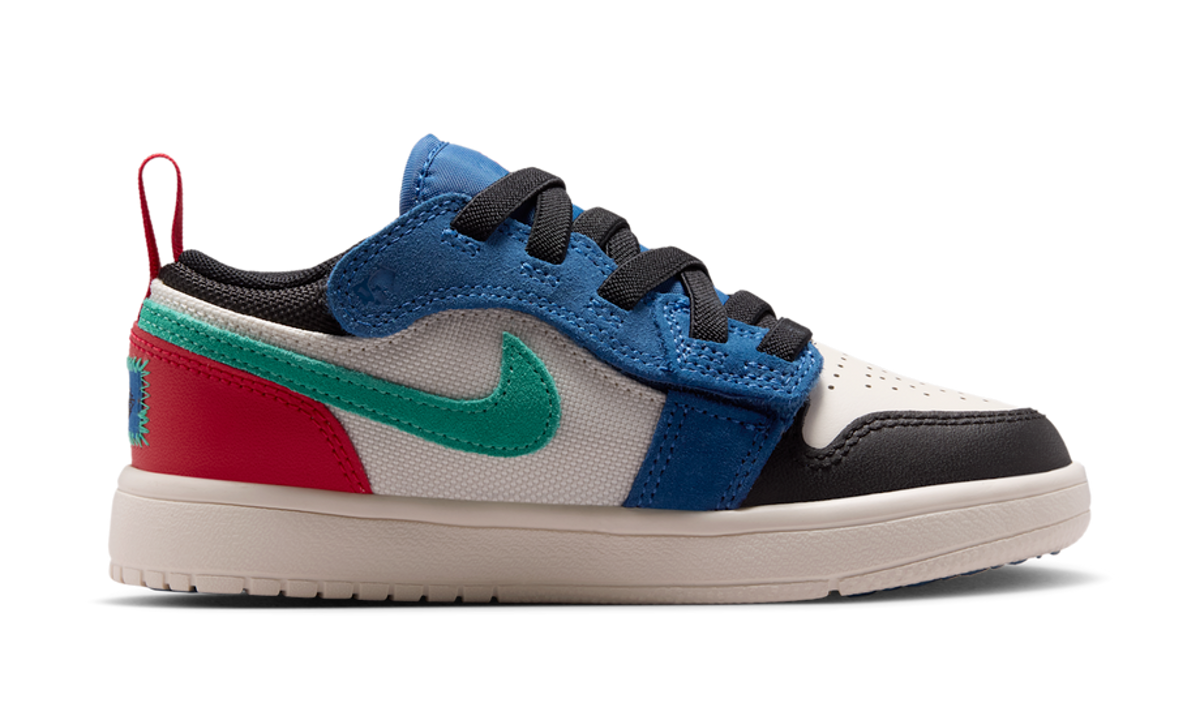 Air Jordan 1 Low ALT SE True Blue Red Kinetic Green (PS) IO2054-401 — Vista 2