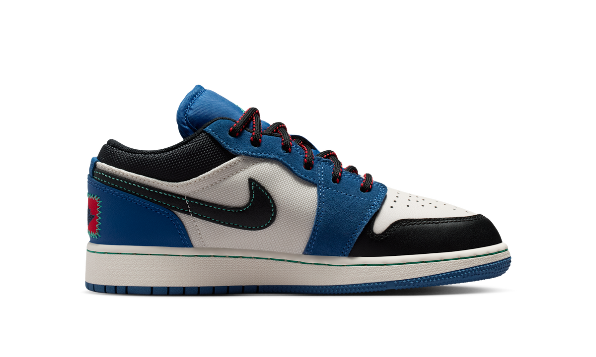 Air Jordan 1 Low SE True Blue Black (GS) IO2062-400 — Vista 2