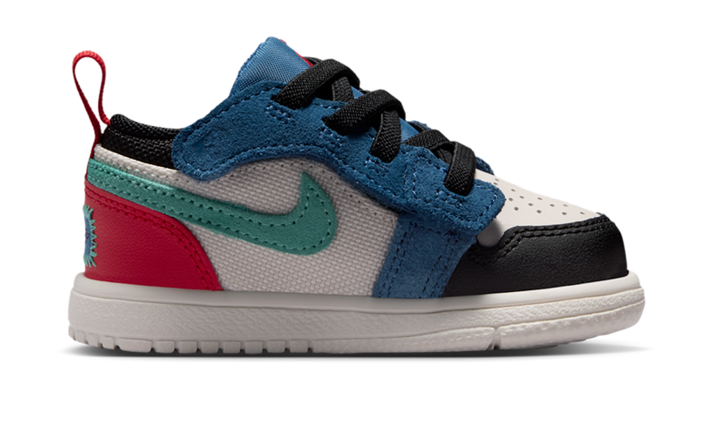 Air Jordan 1 Low ALT SE True Blue Red Kinetic Green (TD) IO2064-401 — Vista 2