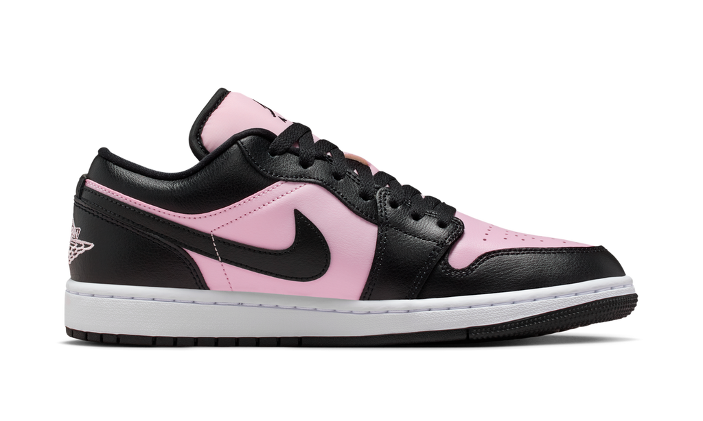 Air Jordan 1 Low Pink Foam Black (Women's) IO3394-663 — Vista 2