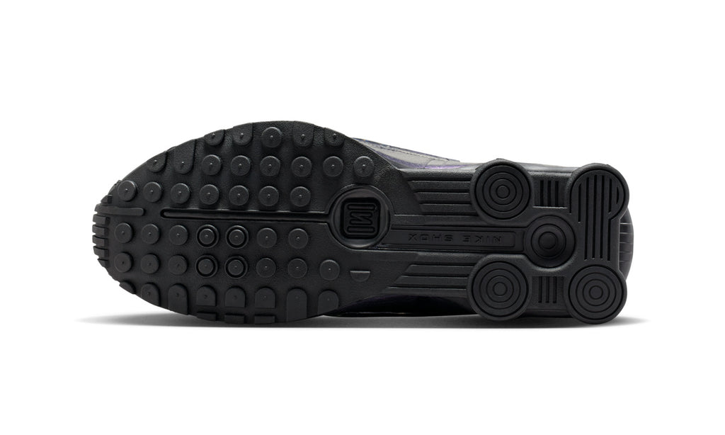 Nike Shox R4 Black Metallic Silver Purple Dynasty — Foto 2
