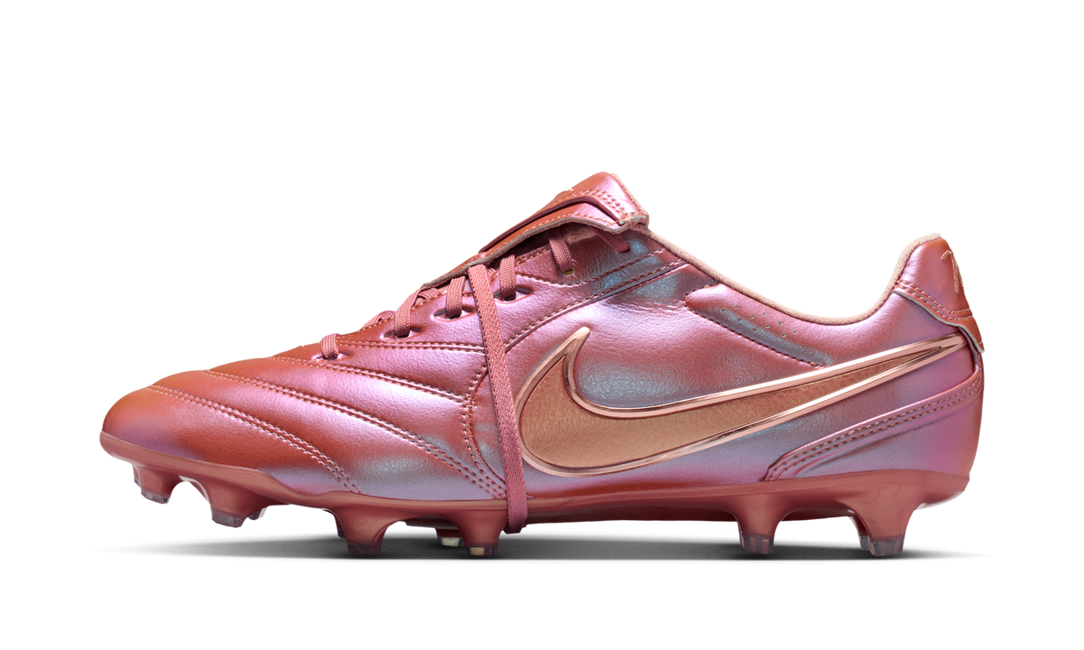 Nike Tiempo Ligera Pro FG LE Metallic Red Bronze Rose Gold IO9607-960 — Vista 1