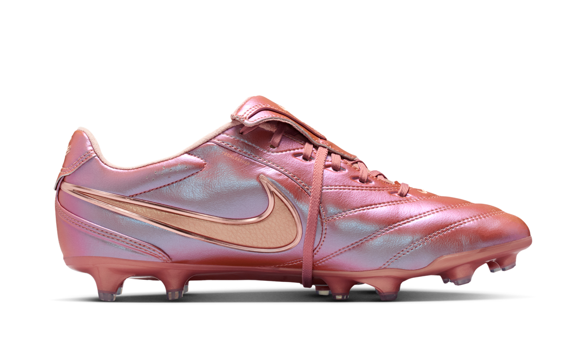 Nike Tiempo Ligera Pro FG LE Metallic Red Bronze Rose Gold IO9607-960 — Vista 2