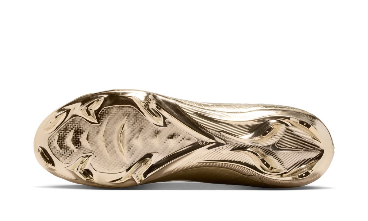Nike Mercurial Superfly 1 RGN FG SE CR7 Metallic Gold Star IQ2995-900 — Vista 3