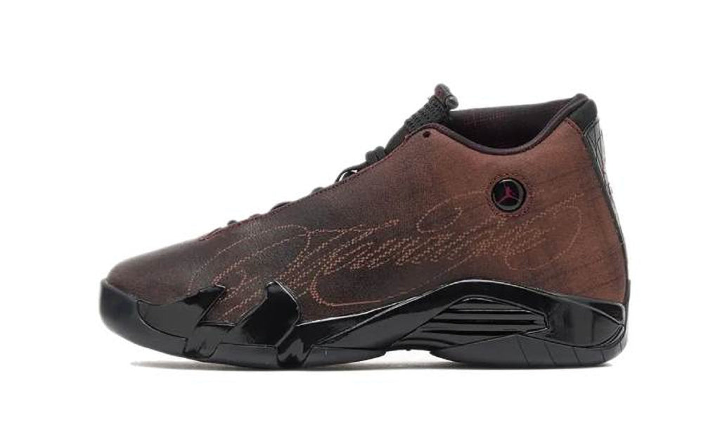 Air Jordan 14 Retro Mowalola Black Burnt Red IQ5708-001 — Vista 1