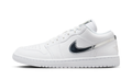Air Jordan 1 Low SE White Metallic Silver (Women's) IQ9381-100 — Vista 1