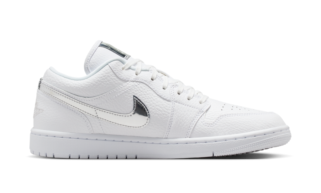 Air Jordan 1 Low SE White Metallic Silver (Women's) IQ9381-100 — Vista 2