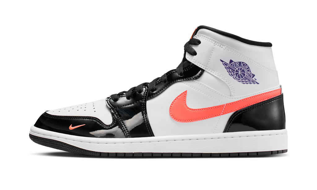 Air Jordan 1 Mid SE Mismatch Swoosh IQ9387-010 — Vista 1