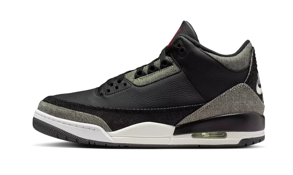 Levi Strauss & Co x Air Jordan 3 Retro Denim Black IR0914-400 — Vista 1