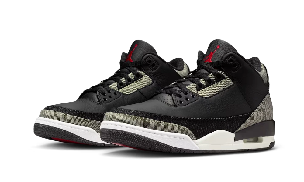 Levi Strauss & Co x Air Jordan 3 Retro Denim Black IR0914-400 — Vista 2