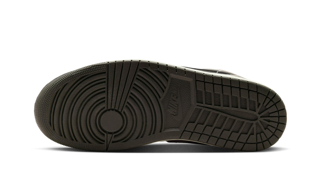 Air Jordan 1 Low SE Sail Deep Pewter Elephent Print (GS) IU2269-100 — Vista 3