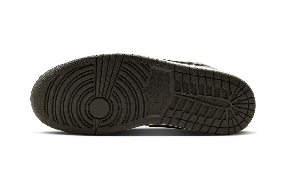 Air Jordan 1 Low SE Sail Deep Pewter Elephent Print (GS) IU2269-100 — Vista 3
