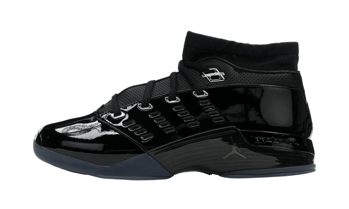 Air Jordan 17 Low Black Patent IV7640-001 — Vista 1