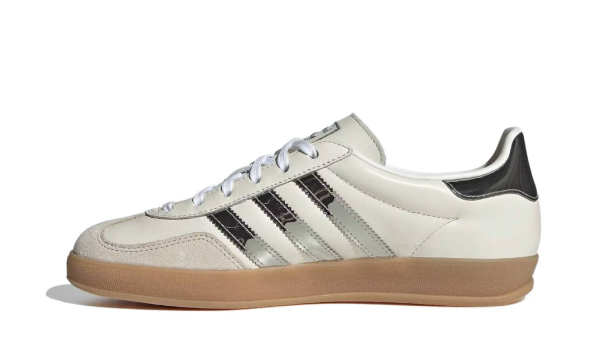 Adidas Gazelle Indoor Cloud White Silver Metallic Gum