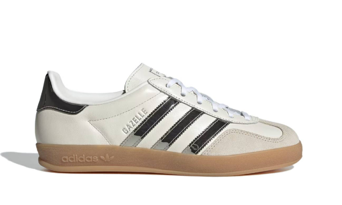 Adidas Gazelle Indoor Cloud White Silver Metallic Gum