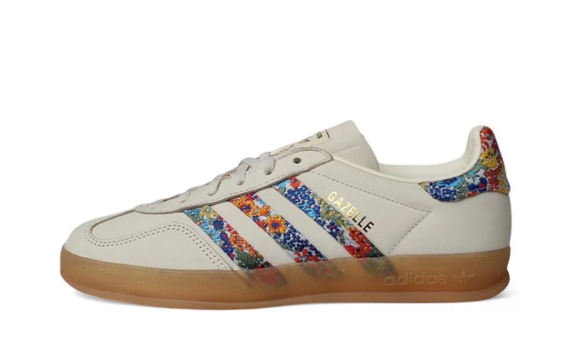 Adidas Gazelle Indoor Liberty London Floral Embroidery Stripes