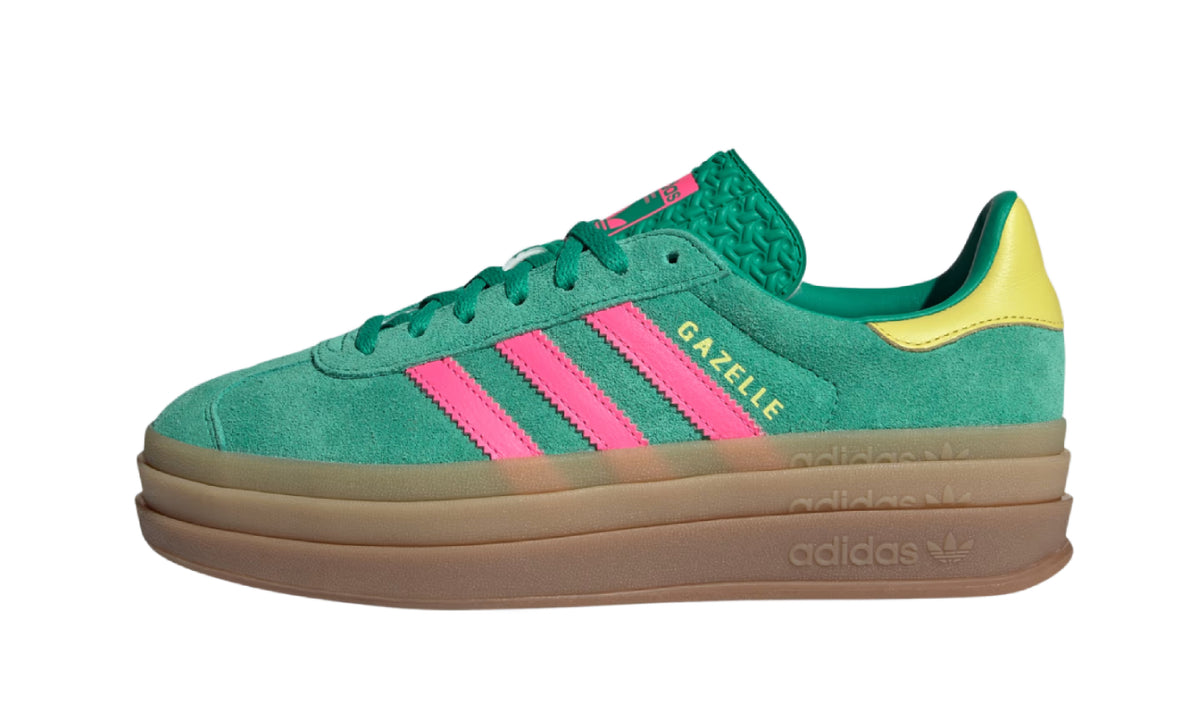 Adidas Gazelle Bold Court Green Lucid Pink