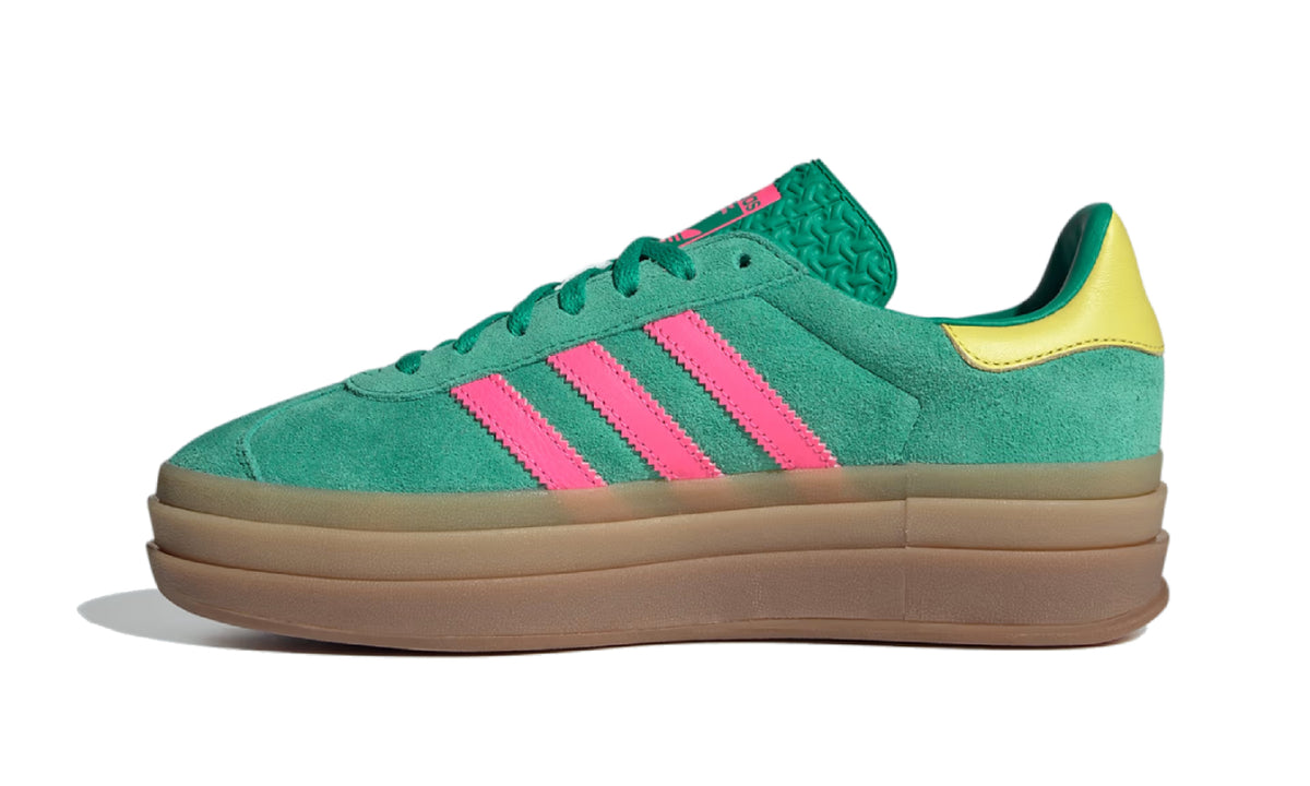 Adidas Gazelle Bold Court Green Lucid Pink