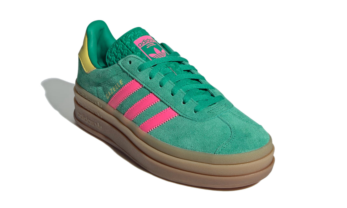 Adidas Gazelle Bold Court Green Lucid Pink