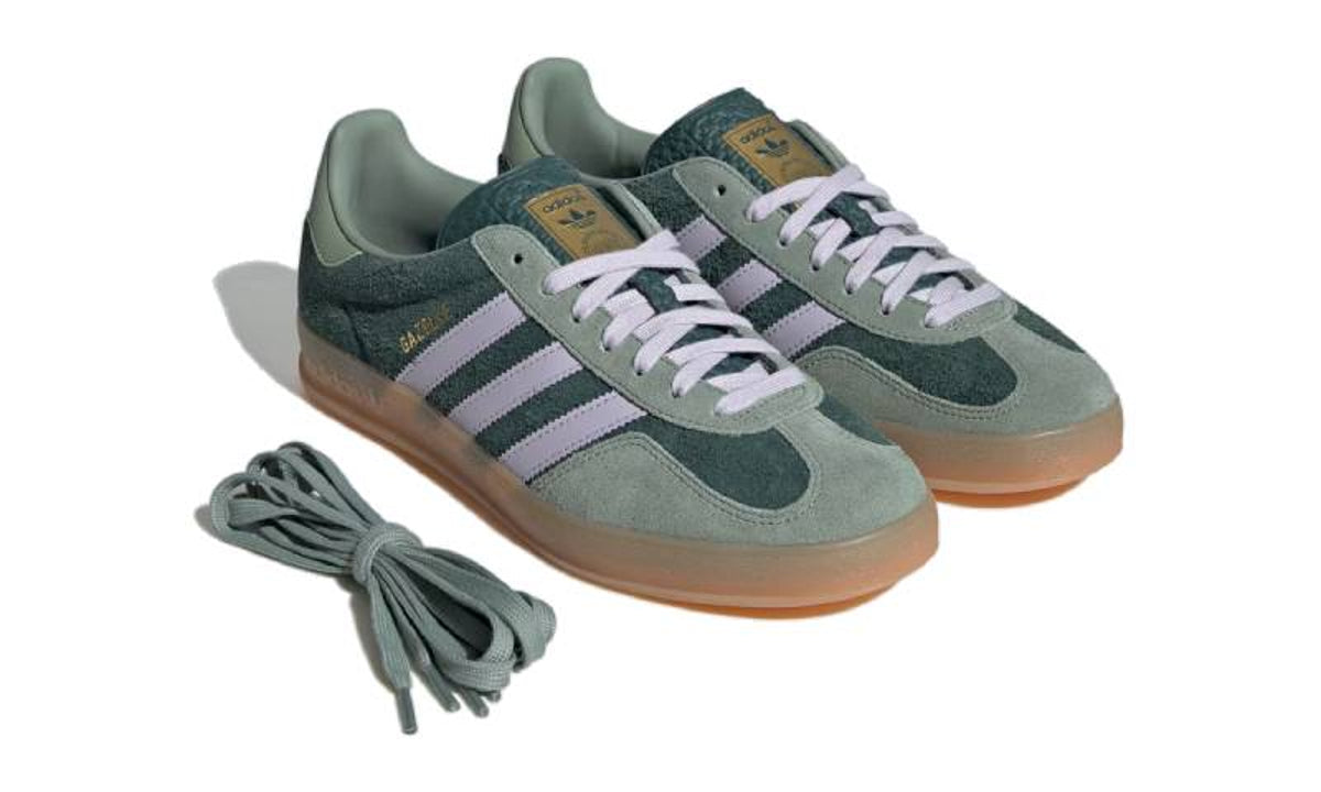 Adidas Gazelle Indoor Mineral Green Silver