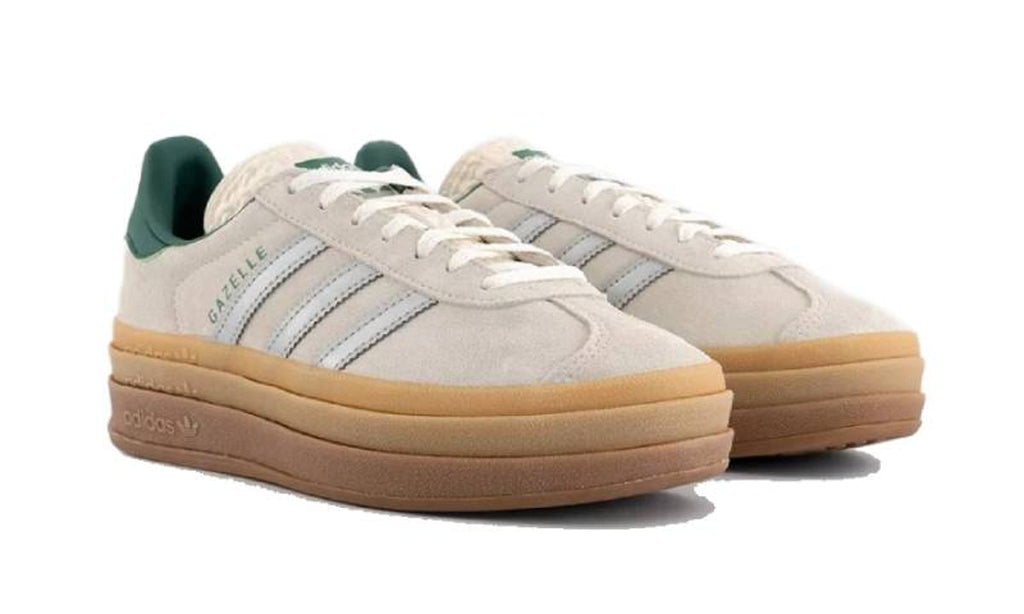 Adidas Gazelle Bold Silver Metallic Green