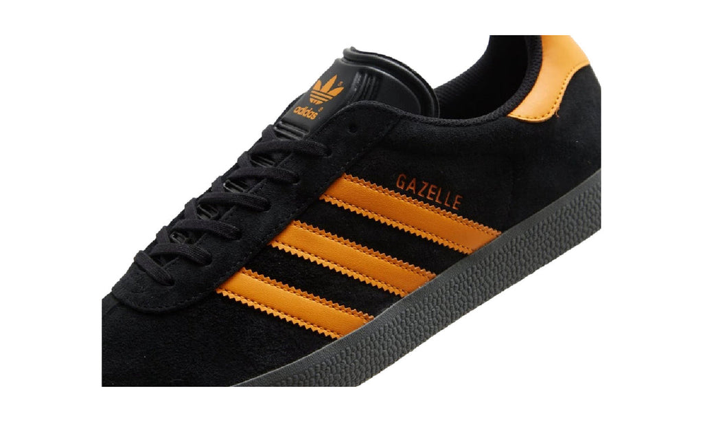 Adidas Gazelle Black Collegiate Orange