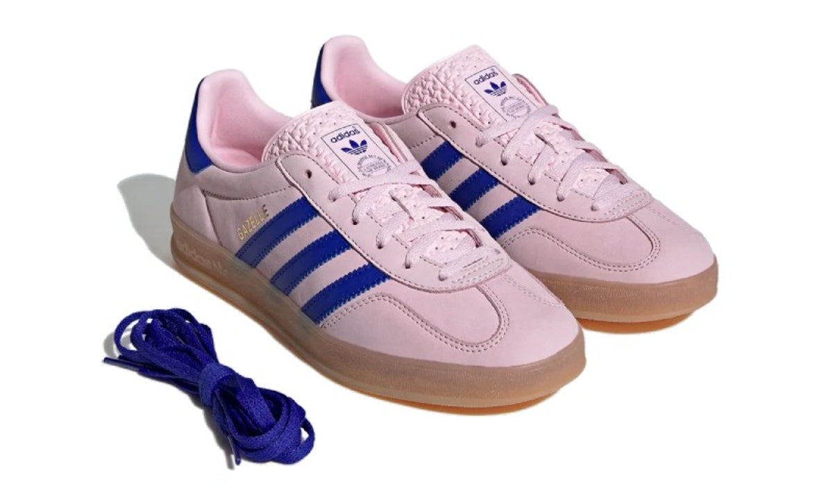 Adidas Gazelle Indoor Clear Pink Lucid Blue Gum