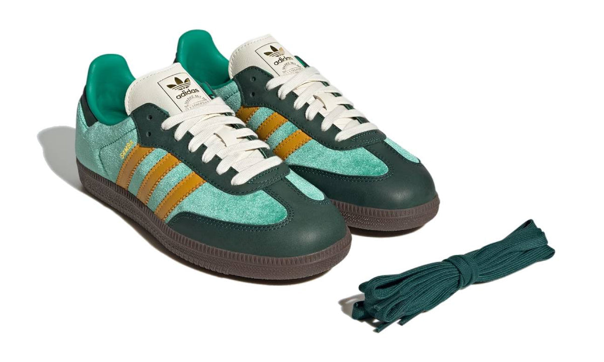 Adidas Samba OG Court Green Preloved Yellow