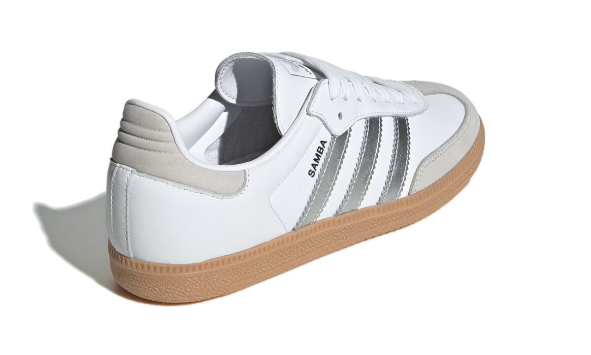 Adidas Samba OG White Silver Metallic Grey